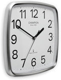 Champion Radio Control Clock 24cm Silver