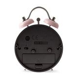 Acctim Shefford 12cm Dusty Rose Double Bell Alarm Clock 16380