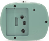 Acctim Camille Analogue Quartz Luminous Hands Chrome Bezel Alarm Clock Sage