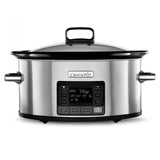 Crockpot 5.6L Time Select Slow Cooker - Stainless Steel (Refurbished)