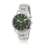 Henley Mens Fashion Round Case Multi Eye Dial Silver Plated Bracelet Watch H04001