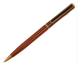 Imperial Wood Dark Brown Gold Trim Stylist Pen IMP316R