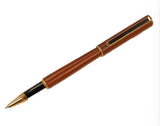 Imperial Wood Dark Brown Gold Trim Stylist Pen IMP318R