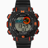 Sekonda Men's Digital Black Case & Plastic Strap with Black Dial Watch