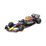 1:43 F1 Red Bull Racing Rb19 2023 With Helmet Perez - Diecast Model car Collectables