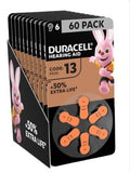 Duracell Hearing Aid Batteries - Pack of 6 - Box of 10
