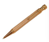 Imperial Wood Light Brown Gold Trim Ball Pen IMP320M