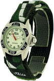 Relda Kids Nite-Glo Luminous Dial Green Camouflage Army Easy Fasten Watch REL64