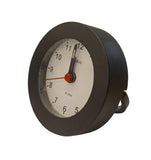 Imperial Mini Black Travel Alarm Clock into Black Leather Box IMP604BL