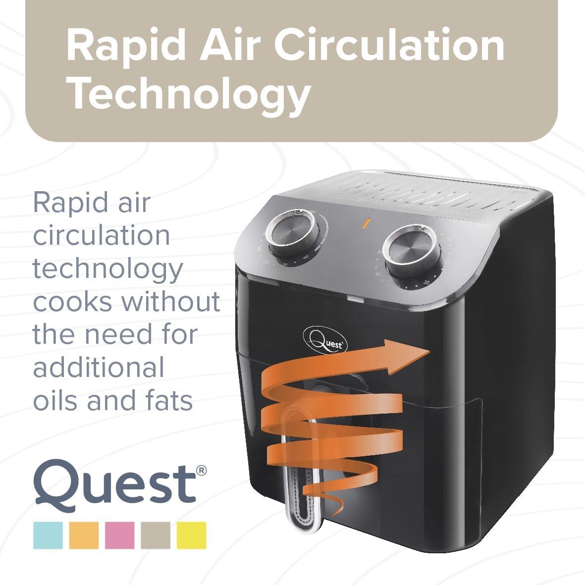 Quest  4.5L Manual Dial Air Fryer