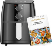 Domestic King 4L Air Fryer With Timer & Temperature Control