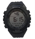 Ravel Mens 3ATM Digital Sports Black Watch RDG.14.26
