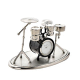 Wm Widdop Miniature Clock - Drum Set