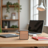 Interval Wooden Alarm Clock with Bluetooth Speaker - Black Interval