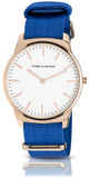 Tom Carter 45mm Blue Nylon Strap Watch