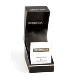 Sekonda Men's Round Dial Leather Strap Watch 3134