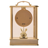 Wm. Widdop Gold Rotating Pendulum Mantel Clock