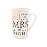 Amore Gift Set - 60 Years Of Mr Right/Mrs Always Right Amore