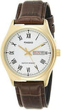 Casio Men's Japanese Quartz Movement Watch 38 mm MTP-V006GL-7BUDF