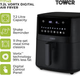Tower T17149 Vortx 7.2L Digital Air Fryer, 1 pz Gadgetize