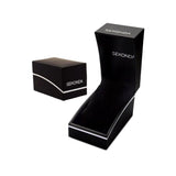 Sekonda Men's Fashion Black Dial Silver Bracelet Watch - 1192