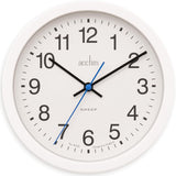 Acctim Bromham Non Ticking Sweep Seconds Hand Wall Clock 20cm Diameter White