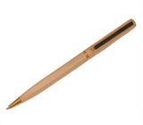 Imperial Wood Light Brown Gold Trim Ball Pen IMP316M