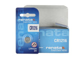 Renata CR1216 Lithium Watch Battery (10 Pack)