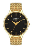 Limit Mens "Special Dad" Engraved 38mm Gold Watch Caseback Model 5686