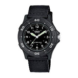 Lorus Men's Adult Black Dial Nylon Strap Watch RRX89FX9
