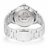 Lorus Mens Automatic Day Date Black Dial Stainless Steel Bracelet Watch RL459BX9