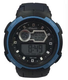 Ravel Mens 3ATM Digital Sports Blue/Black Watch RDG.14.39