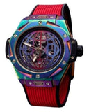 New Rainbow Watch Mens Dated Dial Analogue Rubber Strap Watch NY London Available Multi Colour