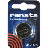 RENATA CR2025 LITHIUM BATTERIES (1pc only)