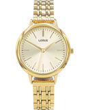 Lorus Ladies Gold Tone Bracelet Watch