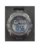 Ravel Mens 3ATM Digital Sports Black/Silver Watch RDG.14.14