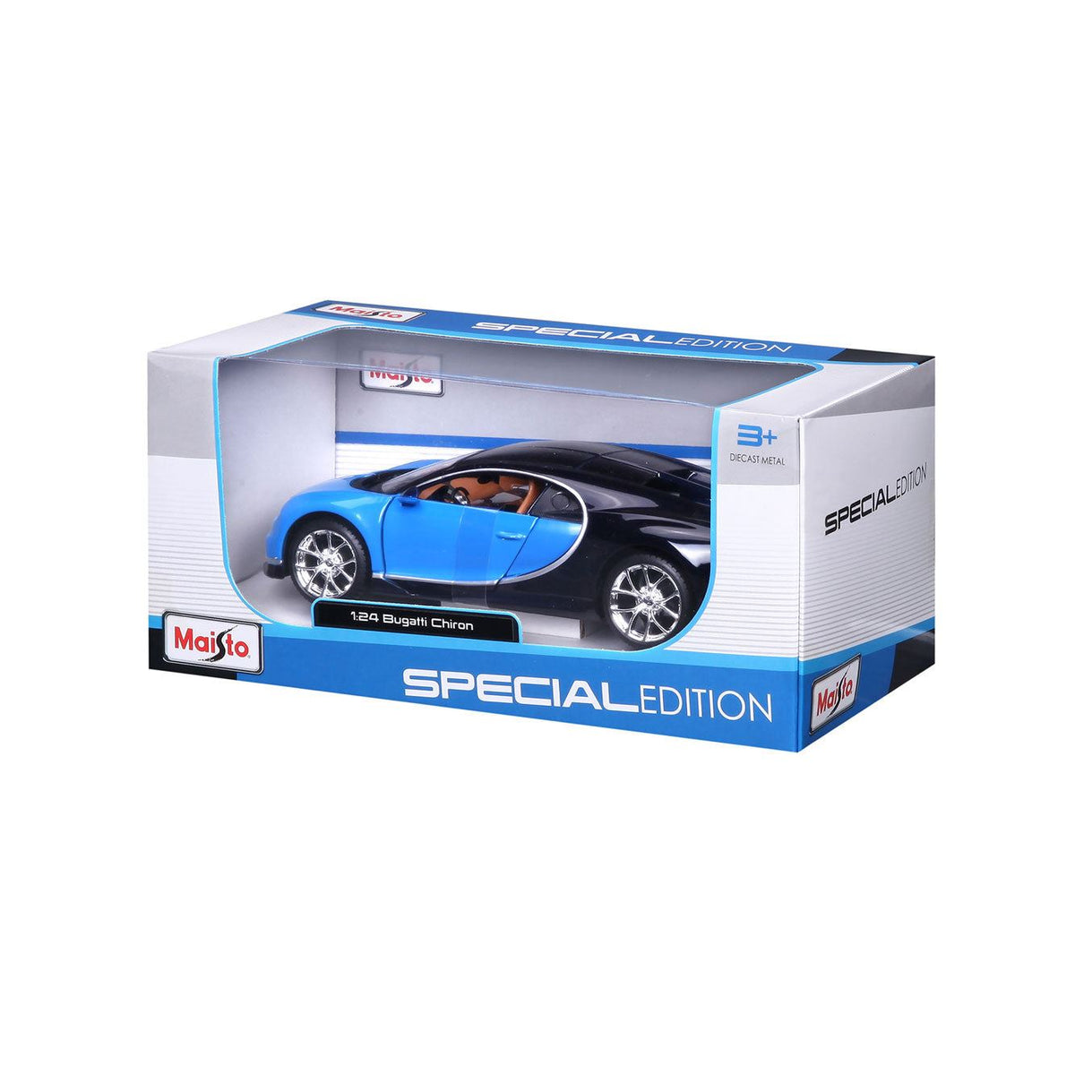1:24 Bugatti Chiron Blue  - Diecast Model car Collectables Burago