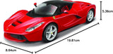Maisto 39129 1:24 Scale Building Kit LaFerrari Model Car (Red/Black)
