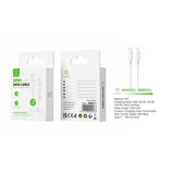 Woox Type C to Lightning PVC Data Cable, 30W, 6.6ft 2m, White Woox