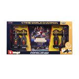 1:43 F1 Red Bull Racing 4Pk Max Verstappen Four Times World Champion Set - Diecast Model car Collectables