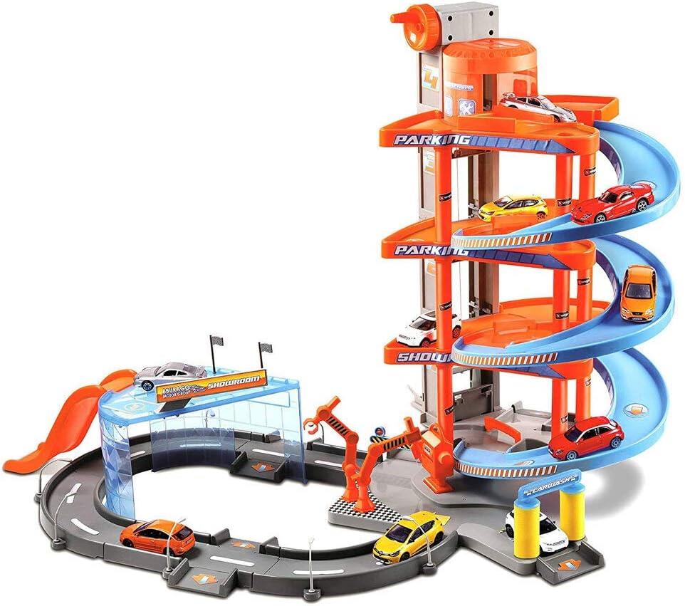 BBurago 1:43 Street FIRE MEGA Dealer Showroom Garage Toy indoor Game