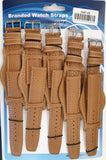 Leather Brown Military Watch Straps Pk5 size 22mm 1007BR