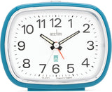 Acctim Camille Analogue Quartz Luminous Hands Chrome Bezel Alarm Clock Kale