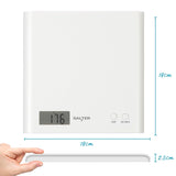 Salter Arc Scale White Electronic Kitchen Food Scale 3Kg