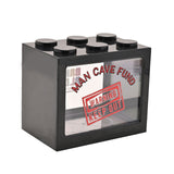 Bank Blox Black Money Box - Man Cave Fund Celebrations®