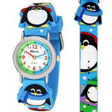 Ravel Childrens  3D Penguin Timeteacher Children Boy Girl Analogue Multicolour Strap Watch  R1513.72