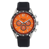 Ravel Mens Fashion Sports 100m Water Resistant Chronograph Dated Dial Rubber Strap Watch RPR-M Available Multi Colors