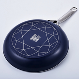 Blue Diamond 7-Pcs Cookware Set - Casserole, Frying & Wok Lids & Mats