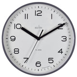 ACCTIM RUNWELL WALL CLOCK 'smoke' GREY