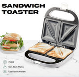 Domestic King 2 Slice White Sandwich Maker 750W- DK180100